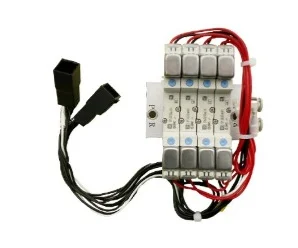 artiklikood: ME_153059, nimetus: 1S-VD03E-01, kirjeldus: Roboti pneumaatiline kolmekordse klapi komplekt, sh mürasummutaja
