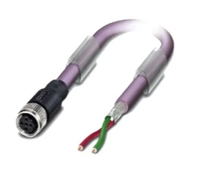 artiklikood: POS_10034547, nimetus: CBL-M12S-F05A-050DH-054N-000, kirjeldus: Enkoodrikaabel M12, 5-pin otse, tüüp A, emane, PP, 5m
