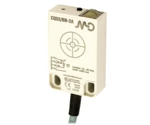 artiklikood: DA_CQ55/BN-3A, nimetus: CQ55/BN-3A mahtuvusandur, 35x57x15 mm, kirjeldus: Varjestatud/Varjestamata, töökaugus: 4...25mm
NPN, NO + NC, 2 m kaabliga, 10...40 VDC
Korpus: Polükarbonaat, Aktiivpind: Polükarbonaat
