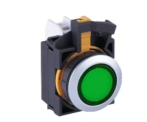 artiklikood: IDE_214954, nimetus: CW4P-1EQM4G, kirjeldus: Signaallamp, madal, roheline, 230 VAC
