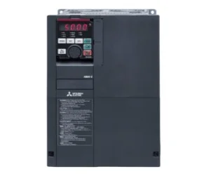 artiklikood: ME_297574, nimetus: FR-A840-00380-E2-60 SAGEDUSMUUNDUR, kirjeldus: Sagedusmuundur 400 VAC, IP20
38 A, 18,5kW @ max 120% ülekoormust 3 s
31 A, 15kW @ max 200% ülekoormust 3 s
TCP RJ45 liides, ModbusTCP, CC-Link IE-field basic
Mõõdud (L x K x S) [mm]: 220 x 300 x 190, kaal: 8,3 kg
