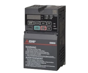 artiklikood: ME_747984, nimetus: FR-D820S-0.1K-008-EPB-60 SAGEDUSMUUNDUR 0,1 kW, kirjeldus: Sagedusmuundur, toide 1x230 VAC, 0,1 kW, IP20
0,8 A, @ 40 °C max 150% ülekoormust 3 s
0,8 A, @ 50 °C max 200% ülekoormust 3 s
Ethernet liides (PROFINET, CC-Link IE Field Network Basic  , CC-Link IE TSN, MODBUS/TCP)
Mõõdud (L x K x S) [mm]: 68 x 128 x 80,5, kaal: 0,5 kg
