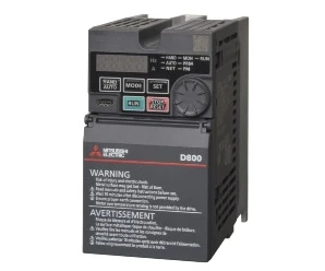 artiklikood: ME_738927, nimetus: FR-D820S-0.2K-014-60 SAGEDUSMUUNDUR 0,2 kW, kirjeldus: Sagedusmuundur, toide 1x230 VAC, 0,2 kW, IP20
1,4 A, @ 40 °C max 150% ülekoormust 3 s
1,4 A, @ 50 °C max 200% ülekoormust 3 s
RS-485 liides (Mitsubishi inverter prot., Modbus RTU)
Mõõdud (L x K x S) [mm]: 68 x 128 x 80,5, kaal: 0,5 kg
