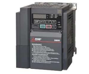 artiklikood: ME_747989, nimetus: FR-D820S-2.2K-100-EPB-60 SAGEDUSMUUNDUR 2,2 kW, kirjeldus: Sagedusmuundur, toide 1x230 VAC, 2,2 kW, IP20
10,0 A, @ 40 °C max 150% ülekoormust 3 s
10,0 A, @ 50 °C max 200% ülekoormust 3 s
Ethernet liides (PROFINET, CC-Link IE Field Network Basic  , CC-Link IE TSN, MODBUS/TCP)
Mõõdud (L x K x S) [mm]: 108 x 128 x 145, kaal: 1,3 kg
