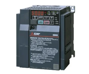 artiklikood: ME_504764, nimetus: FR-E840-0016SCEPB-60 SAGEDUSMUUNDUR, kirjeldus: Sagedusmuundur 400 VAC, IP20
1,6 A, 0.4kW @ 50 °C max 200% ülekoormust 3 s
2.1 A, 0.75 kW @ 50 °C max 150% ülekoormust 3 s
CC-Link IE TSN, CC-Link IE Field Basic, MODBUS®/TCP, PROFINET
CC-Link IE TSN Safety, PROFIsafe
Mõõdud (L x K x S) [mm]: 108 x 128 x 129,5 (157,1)
