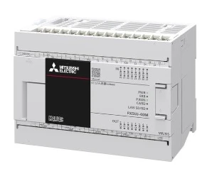 FX5UJ-40MR/ES artiklikood: ME_492975, nimetus: FX5UJ-40MR/ES, kirjeldus: CPU-moodul
Toitepinge: AC 100-240 V
24 sisendit DC 24 V, 16 releeväljundit (PNP)
Ethernet, Modbus TCP client/server, WEB server (monitoring)
CC-Link IE Basic, USB, SD kaart