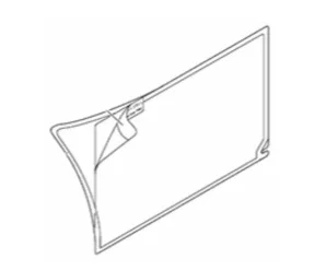 artiklikood: ME_296195, nimetus: GT25F-12ESGS, kirjeldus: IP67 Protection sheet for GT2512F Open Frame GOT;1 pc;silver
