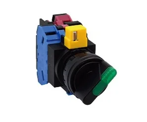 artiklikood: IDE_990029, nimetus: HW1F-211Q4G, kirjeldus: Pöördlüliti LED-iga, kahepositsiooniline fikseeruv, 1 x NO, 1 x NC
LED, 24V, roheline, plastikkorpus
