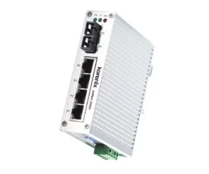 artiklikood: BE_F00N2005210301, nimetus: JetNet 2005f-s, kirjeldus: Tööstuslik 5 pordiga mittehallatav Ethernet switch
4 liidest 10/100TX, Auto MDI/MDI-X
1 liidest 100Base-FX Duplex SC Single-mode 30KM
Toide: 18..32 VDC
Releeväljundid: pordi häire
IP31, alumiiniumkorpus, Töötemperatuur: -10..+60°C
