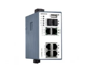 artiklikood: WEST_3643-0205, nimetus: L208-F2G-S2, kirjeldus: Tööstuslik 8 pordiga hallatav Ethernet Switch / Router
4 x RJ-45, 10 Mbit/s, 100 Mbit/s
2 x 100/1000 Mbit/s, Ethernet FX või TX, SFP (nõutav transiiver)
1 x RJ-45, RS-232, 50 bit/s – 115.2 kbit/s
1 x RJ-45, RS-232/422/485: 50 bit/s – 2 Mbit/s
–40 .. +70°C, 24 .. 48 VDC
