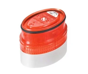 artiklikood: IDE_212917, nimetus: LD9Z-6ALW-R Signaaltorn. Valguselement, kirjeldus: Signaaltorni valgusti punane, valge korpus
