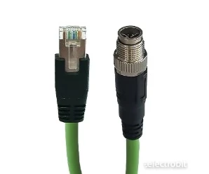 artiklikood: MUUD_CBL_0040, nimetus: M12-8PX-0.2M-OTS-RJ45-MM