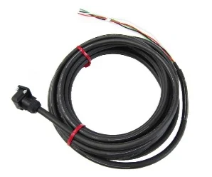 artiklikood: ME_210803, nimetus: MR-PWS3CBL5M-A2-L mootori toitekaabel, kirjeldus: Sobib mootoritele HG-KN,-KR,-MR, varjestusega, 5m, pistik enkooderi poole
