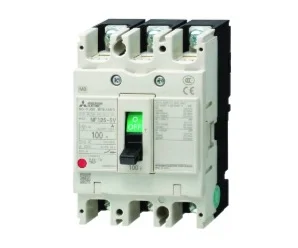 NF125-SV 3P 80A artiklikood: ME_254841, nimetus: NF125-SV 3P 80A, kirjeldus: MCCB kaitselüliti 3 poolust. Ir = 80 A
Icu = Ics = 25 kA @ AC 440 VAC