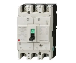 NF250-SV 3P 160A artiklikood: ME_255078, nimetus: NF250-SV 3P 160A, kirjeldus: MCCB kaitselüliti 3 poolust. Ir = 160 A
Icu = Ics = 36 kA @ AC 440 VAC