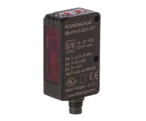 artiklikood: DA_950801020, nimetus: S8-PH-5-M01-PP fotoandur, kirjeldus: Fotoandur (RED laser). Objekti tuvastamine tausta summutusega
kuni 200mm, toide 12..30 VDC, PNP avatud kollektor
M8 4-pin pistikühendus
