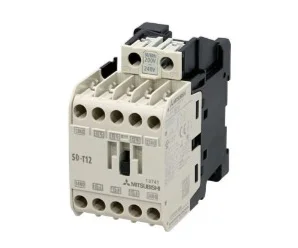 artiklikood: ME_287431, nimetus: SD-T12 DC24V 1A1B Kontaktor 5,5kW, kirjeldus: Abikontaktid:  1NO + 1NC
Mähis: 24 VDC
