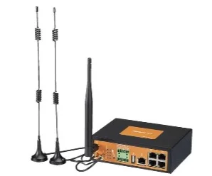 artiklikood: TOSI_TBL375, nimetus: Tosibox lock 375, kirjeldus: Kaugühendus-seade
1 x RJ-45 WAN, 4 x RJ-45 LAN, USB
Antenni pesad: 1 x WiFi RP-SMA (komplektis), 2 x LTE SMA Fe
VPN kuni 10Mbit/s, kuni 50 üheaegset ühendust
I/O-d: 2 binaarsisendid (0-30V), 2 releeväljundid kuni 5A, 30VDC/250VAC
Toide: 5...35 VDC (komplektis), IP30, Nõutav on TosiControli litsents
