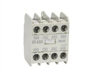 artiklikood: ME_279318, nimetus: UT-AX4 2A2B Abikontaktid kontaktorile 2NO + 2NC