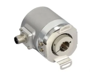 artiklikood: POS_10064300, nimetus: UTD-IPH00-01024-HFS0-PRQ inkrementaalenkooder, kirjeldus: 15 mm õõnesava, M12 8-pin pistik, A, /A, B, /B, Z, /Z
Andur: magnet. Korpus: ø 58 mm (H) koos kinnitusega
Programmeeritav: TTL/HTL, 1..16384 pulssi/pööre; eelseadistuses HTL
Toide: 4,75..30 VDC, IP65 (võll) IP66/67(korpus)
