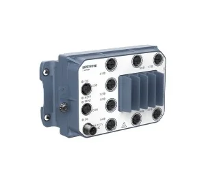 artiklikood: WEST_3635-2210, nimetus: Viper-108-T8G, kirjeldus: EN 50155 Managed Switch
8 x 10/100/1000 Mbit/s, Ethernet TX, M12
–40 .. +70°C, 24 .. 110 VDC, IP66/67
