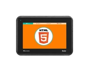 artiklikood: BE_640020705, nimetus: X2 extreme 7 HP web 7´´ HMI Operaatorpaneel, kirjeldus: Graafiline LCD TFT ekraan 7,0´´, värviline, Win CE
800x480, CPU Single Core 1GHz, 1,5GB prog.mälu, SD kaart
3xRS232/RS422/RS485, Ethernet 2x100 Mbit, WEB, FTP
RTC, lisakaardi liides, USB, metallist korpus, DNV, IP65, 24VDC
Sissehitatud HTML5 web client
