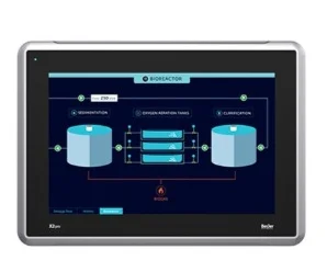 artiklikood: BE_640000205, nimetus: X2 pro 12 - B2, 12,1´´ HMI Operaatorpaneel, kirjeldus: Graafiline LCD TFT ekraan 12,1´´, värviline, Win CE
1280x800, CPU Single Core 1GHz, 1,5GB prog.mälu, SD kaart
3xRS232/RS422/RS485, 2xEthernet 10/100 MBit, WEB, FTP
RTC, lisakaardi liides, USB, metallist korpus, DNV, IP65, 24VDC

