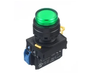 artiklikood: IDE_211746, nimetus: YW1L-M2E10Q4G, kirjeldus: Surunupp lambiga, tagastuv, kõrge, roheline, 1x NO, 24 AC/DC
plastikkorpus
