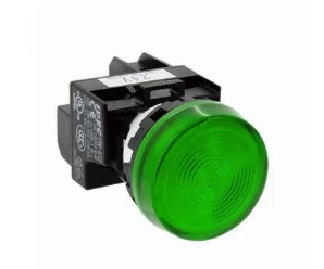 artiklikood: IDE_211953, nimetus: YW1P-1EQM3G, kirjeldus: Signaallamp, madal, roheline, 230 VAC
plastikkorpus
