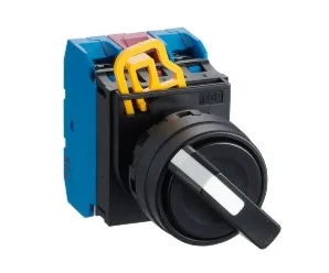 artiklikood: IDE_207712, nimetus: YW1S-3E20, kirjeldus: Pöördlüliti, kolmepositsiooniline fikseeruv, 2 x NO
plastikkorpus
