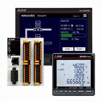 HMI, kontrollerid, energiamõõtjad, SCADA
