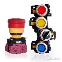 Nupud ja lülitid - Tööstuslikud nupud, lülitid, signaallambid, avarii-stopp nupud, 8, 10, 12, 16, 22 või 30 mm avale