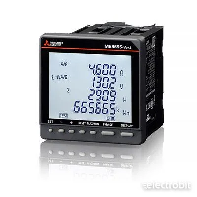 Energiamõõtjad Energiamõõtjad - Mitsubishi ME96 – usaldusväärne kontroll, optimeeritud energiatõhusus