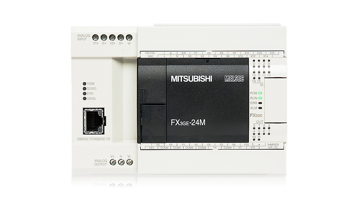 Electrobit - Kompaktkontroller FX3GE: Mitsubishi FX3GE kontroller
