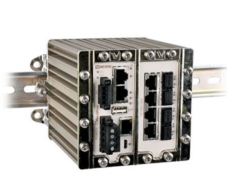 Electrobit - Westermo Hallatav Layer 2 switch RFI-111-F4G-T7G