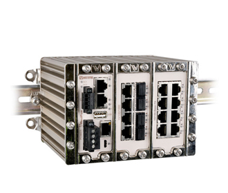 Electrobit - Westermo Hallatav Layer 2 switch RFI-119-F4G-T7G