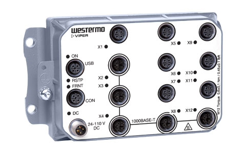 Electrobit - Westermo Hallatav Layer 2 switch Viper-112A-T5G